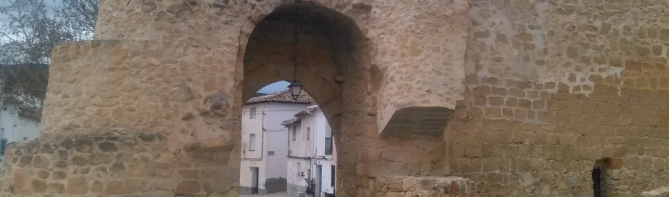 Puerta de la antigua muralla cerca del ,hoy, frontón